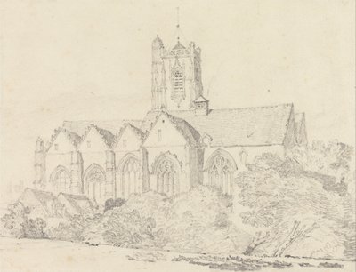 De kerk van St. John, Peronne (Somme) door John Sell Cotman